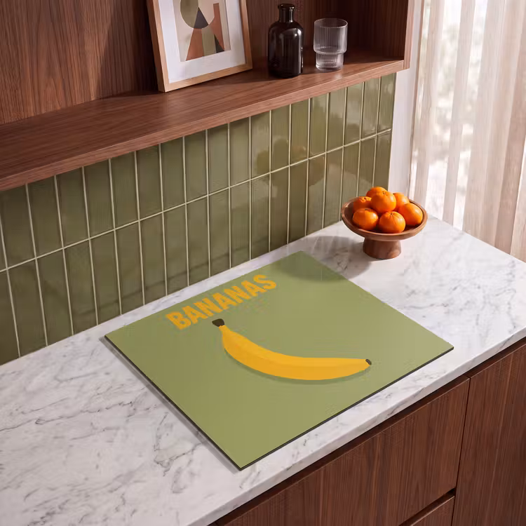 Induction hob protector - Banana - Minimalist - Yellow — 4