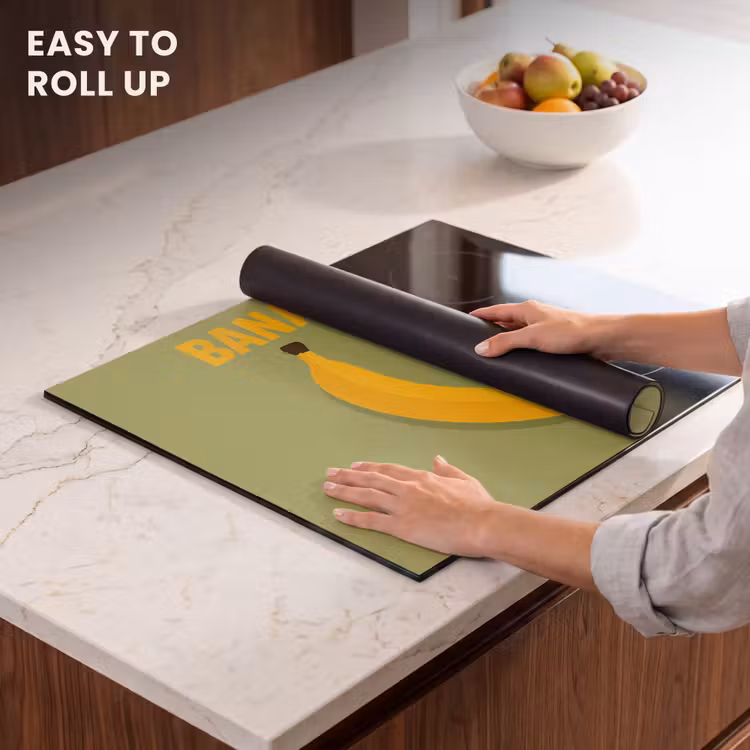 Induction hob protector - Banana - Minimalist - Yellow — 6