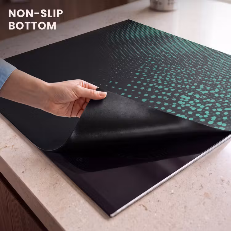 Induction hob protector - Gaming - Dots - Green - Blur — 5