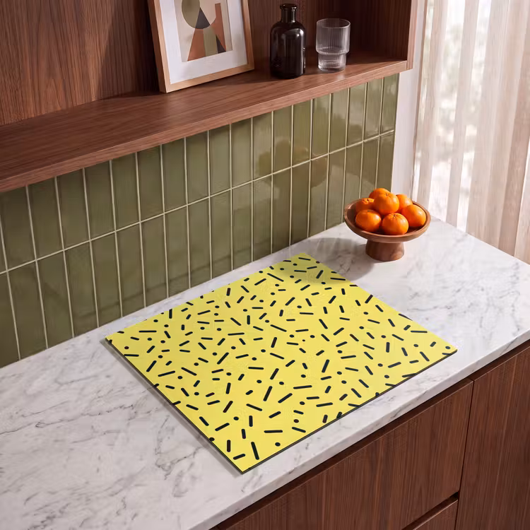 Induction hob protector - Gaming - Dots - Stripes - Yellow — 4