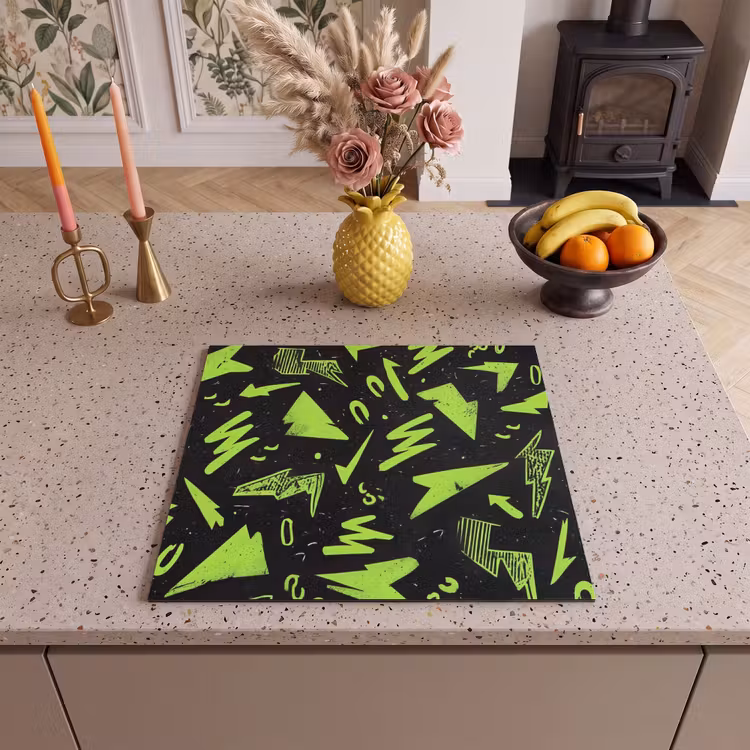 Induction hob protector - Gaming - Shapes - Arrows - Abstract - Black — 3