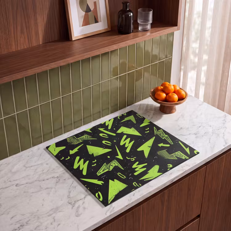 Induction hob protector - Gaming - Shapes - Arrows - Abstract - Black — 4