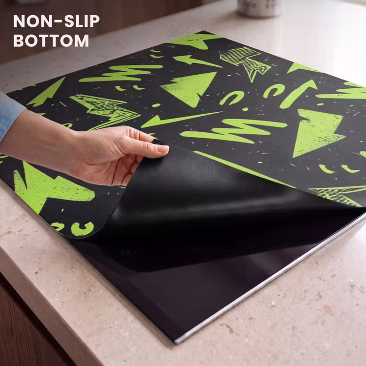 Induction hob protector - Gaming - Shapes - Arrows - Abstract - Black — 5