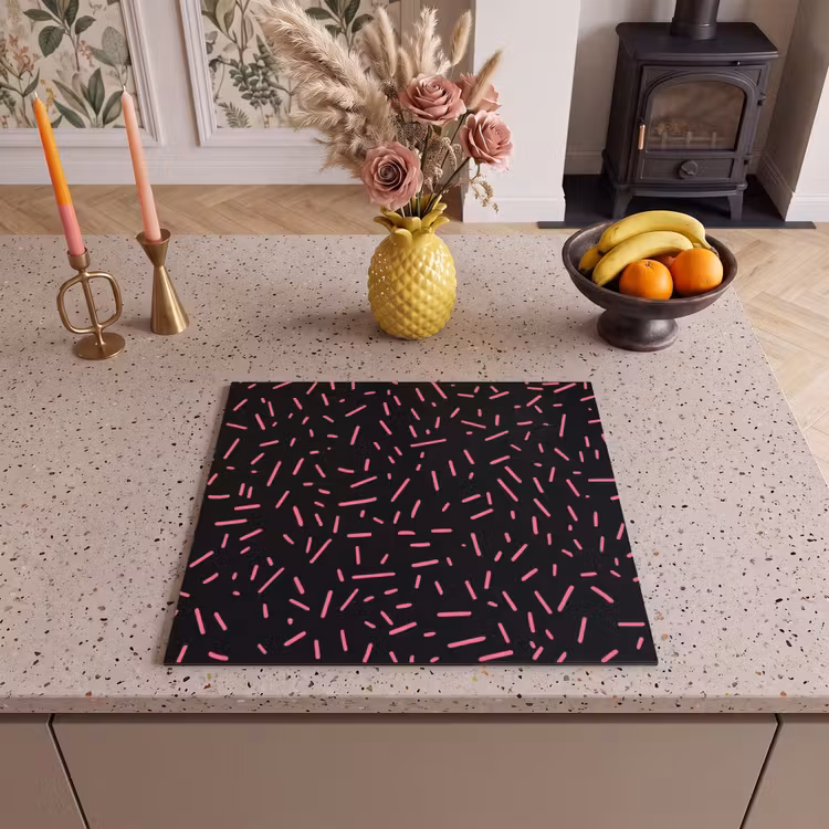 Induction hob protector - Gaming - Stripes - Pink - Abstract — 3