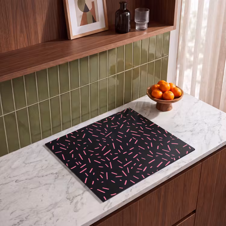 Induction hob protector - Gaming - Stripes - Pink - Abstract — 4
