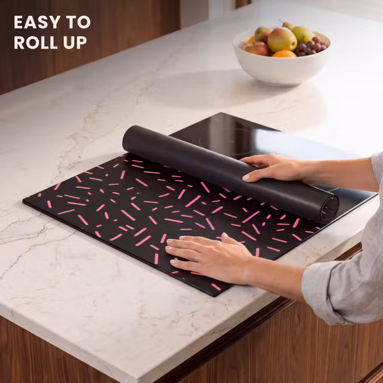 Induction hob protector - Gaming - Stripes - Pink - Abstract — 6
