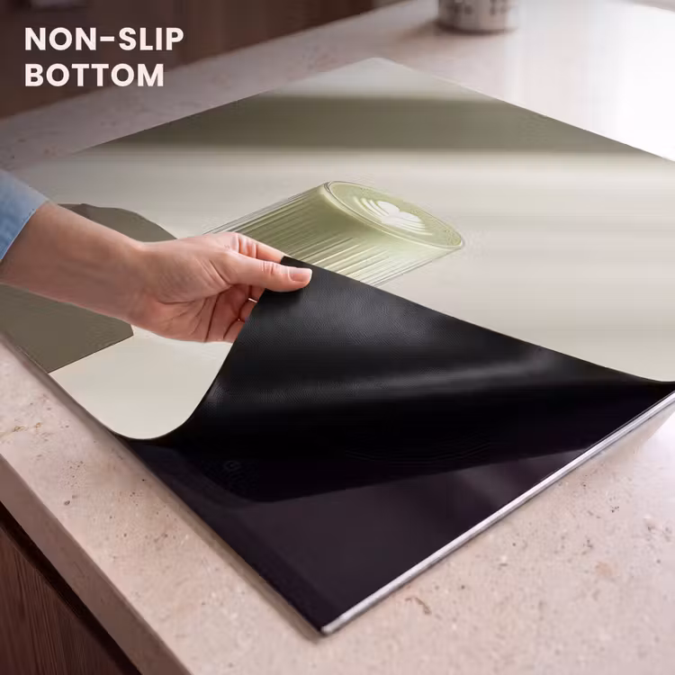 Induction hob protector - Matcha - Glass - Green - Minimalist — 5