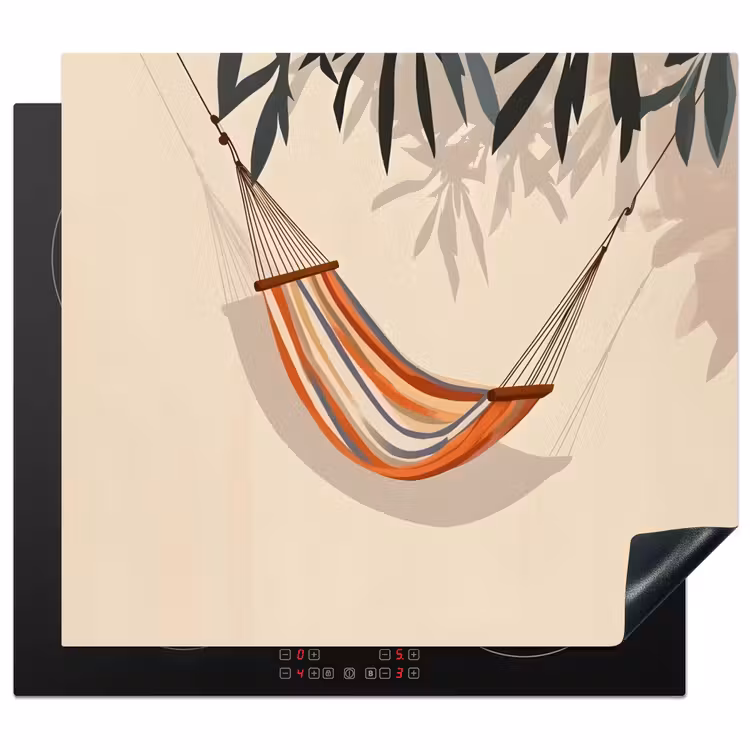 Induction hob protector - Hammock - Colorful - Leaves - Shade — 1