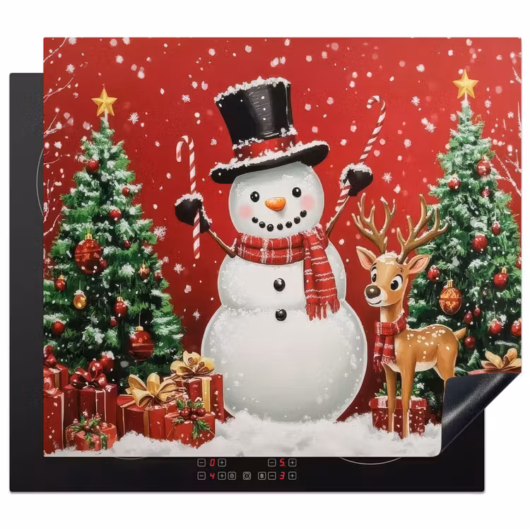 Induction hob protector - Celebration - Winter Forest - Colorful — 1