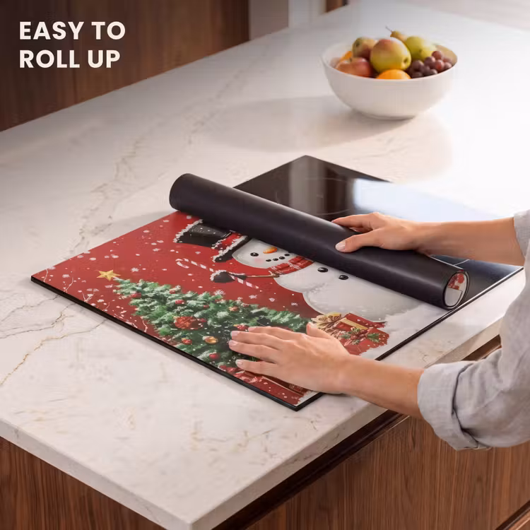 Induction hob protector - Celebration - Winter Forest - Colorful — 6