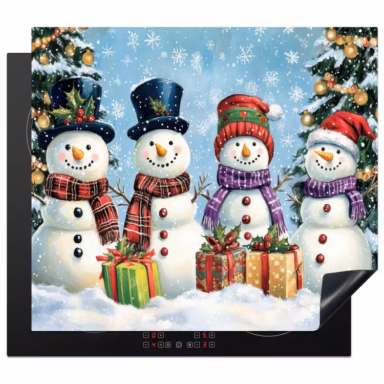 Induction hob protector - Cheerful - Snow - Colorful — 1