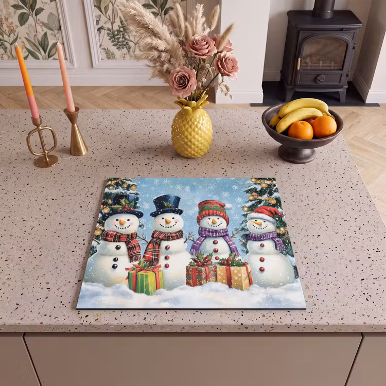 Induction hob protector - Cheerful - Snow - Colorful — 3