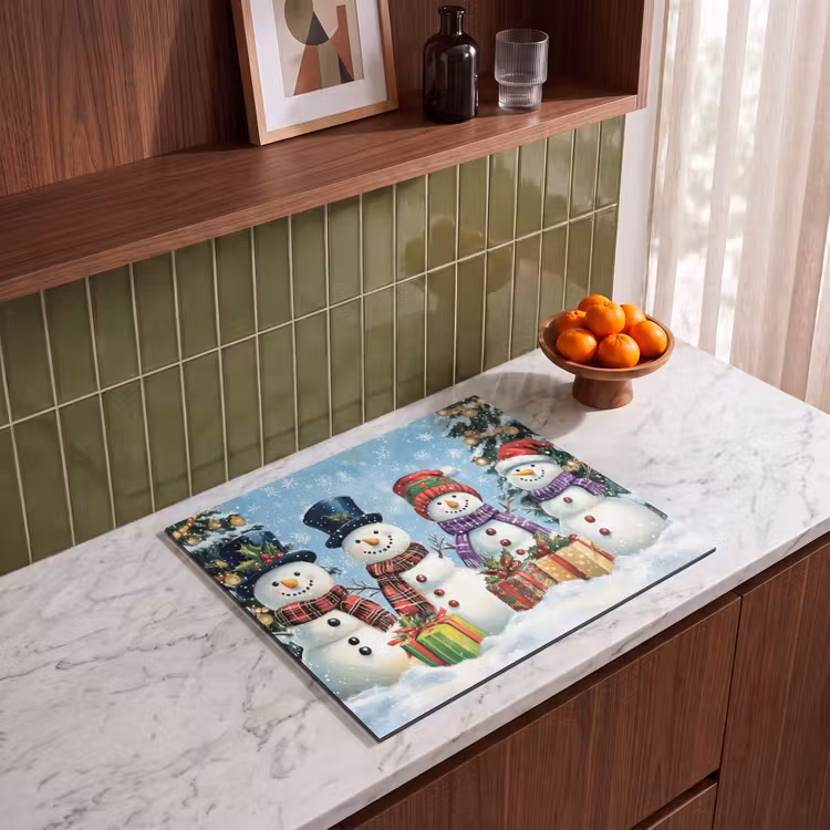 Induction hob protector - Cheerful - Snow - Colorful — 4