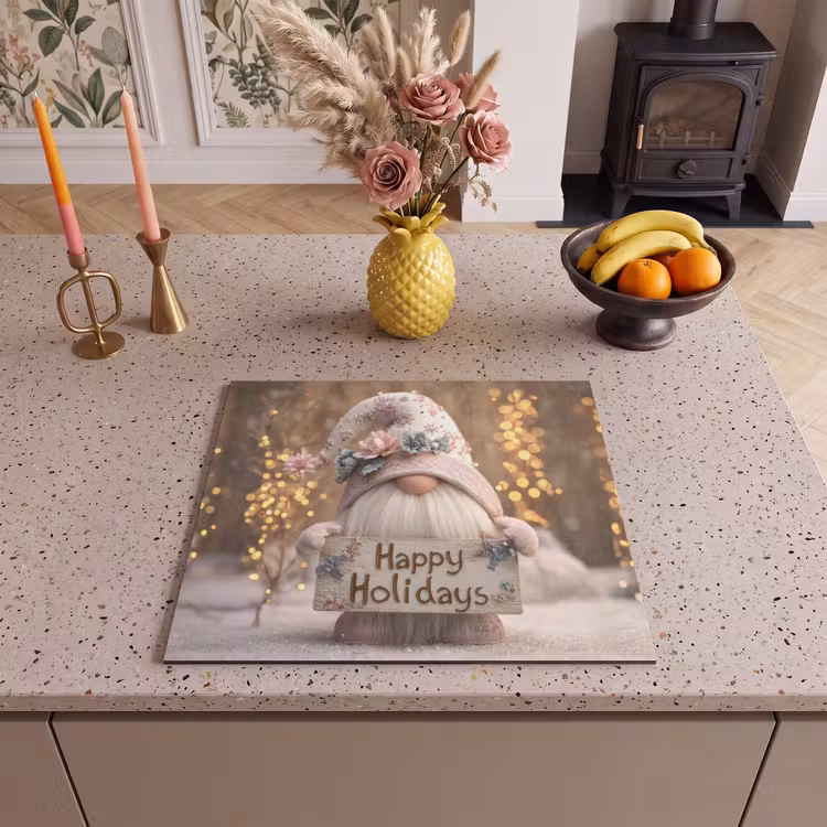 Induction hob protector - Christmas - Gnome - Plate - Colorful — 3