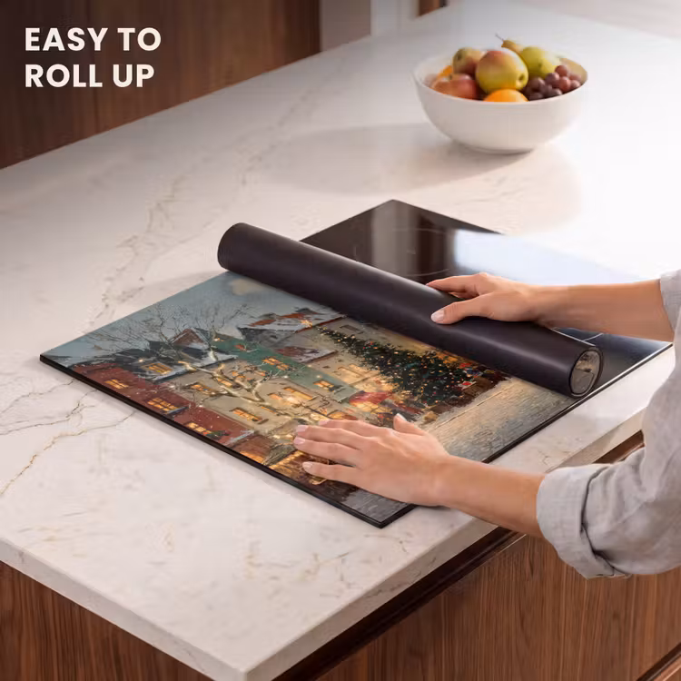 Induction hob protector - Christmas atmosphere - Town Square - Colorful — 6