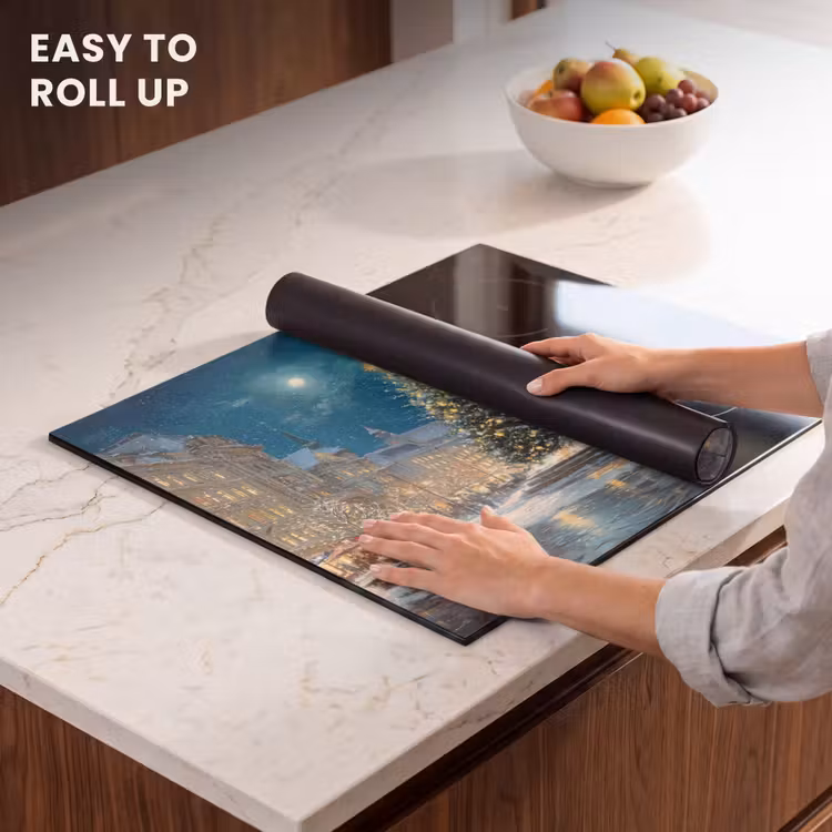 Induction hob protector - Christmas Eve - Town Square - Multicolored — 6