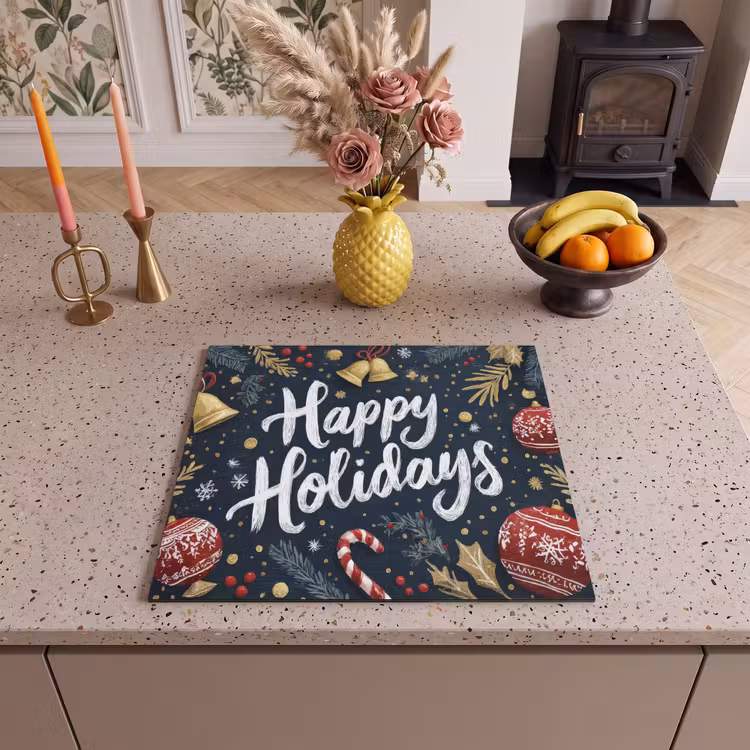 Induction hob protector - Festive - Christmas greeting - Colorful — 3