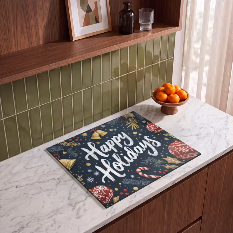 Induction hob protector - Festive - Christmas greeting - Colorful — 4