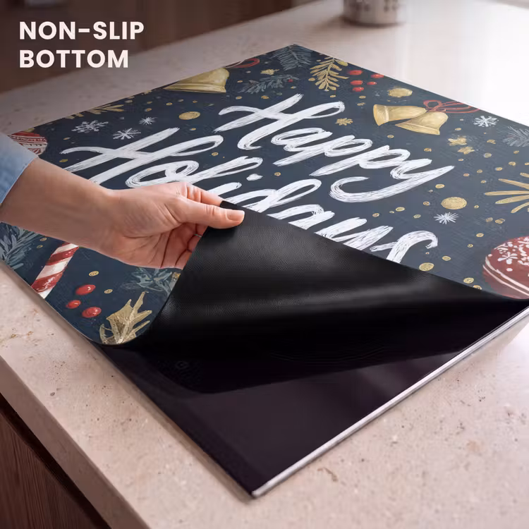 Induction hob protector - Festive - Christmas greeting - Colorful — 5