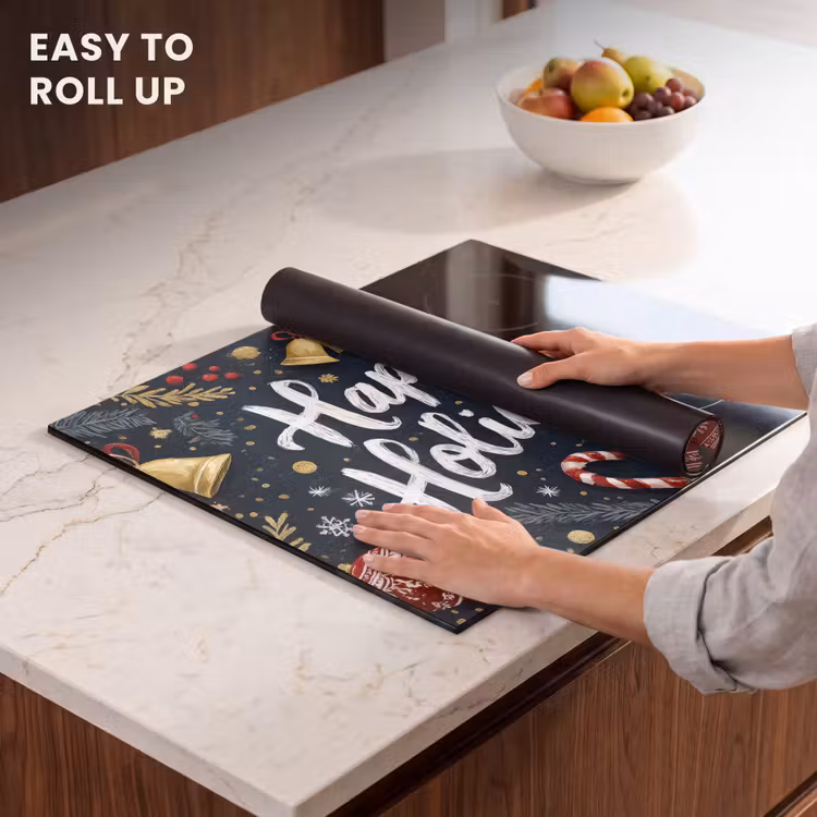Induction hob protector - Festive - Christmas greeting - Colorful — 6