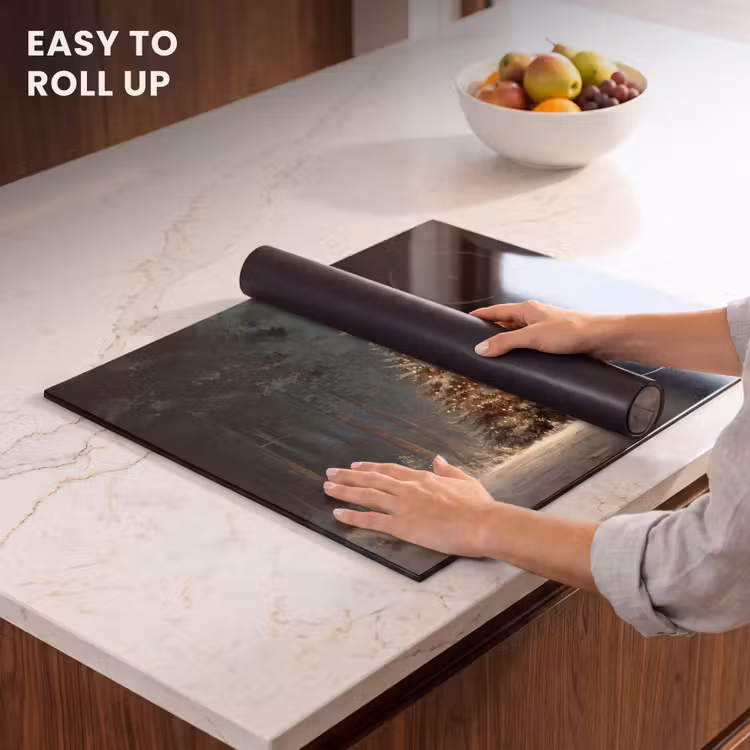 Induction hob protector - Christmas tree - Forest - Snow - multicolored — 6