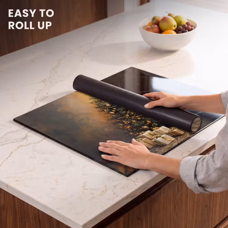 Induction hob protector - Christmas tree - Gifts - Gold — 6