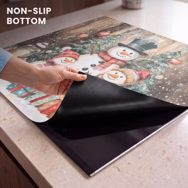 Induction hob protector - Snowman - Family - Colorful — 5