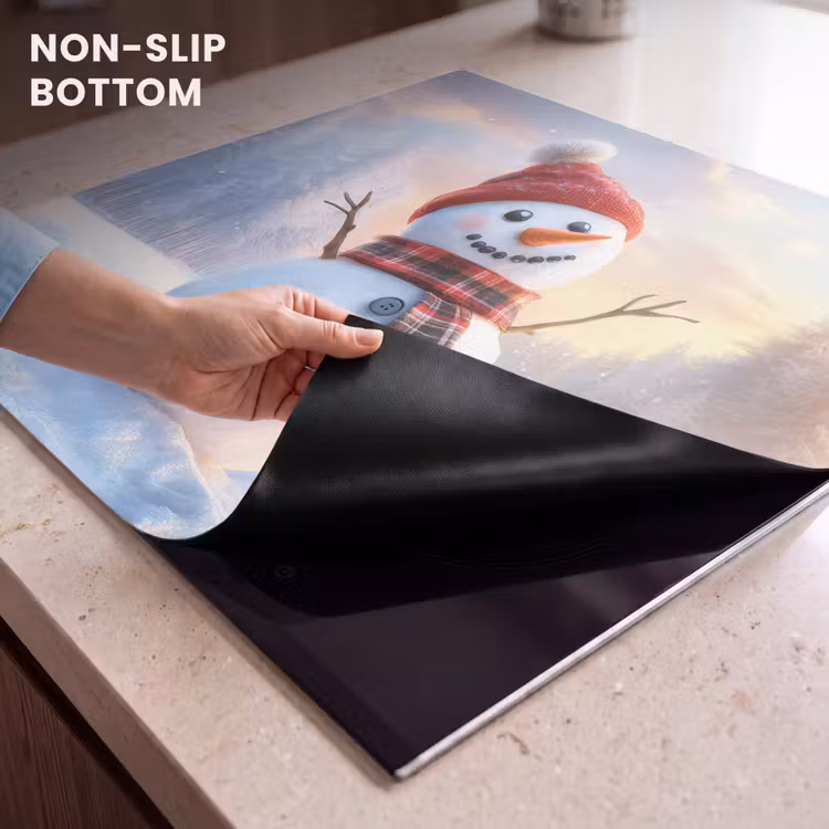 Induction hob protector - Snowman - Sunset - White — 5