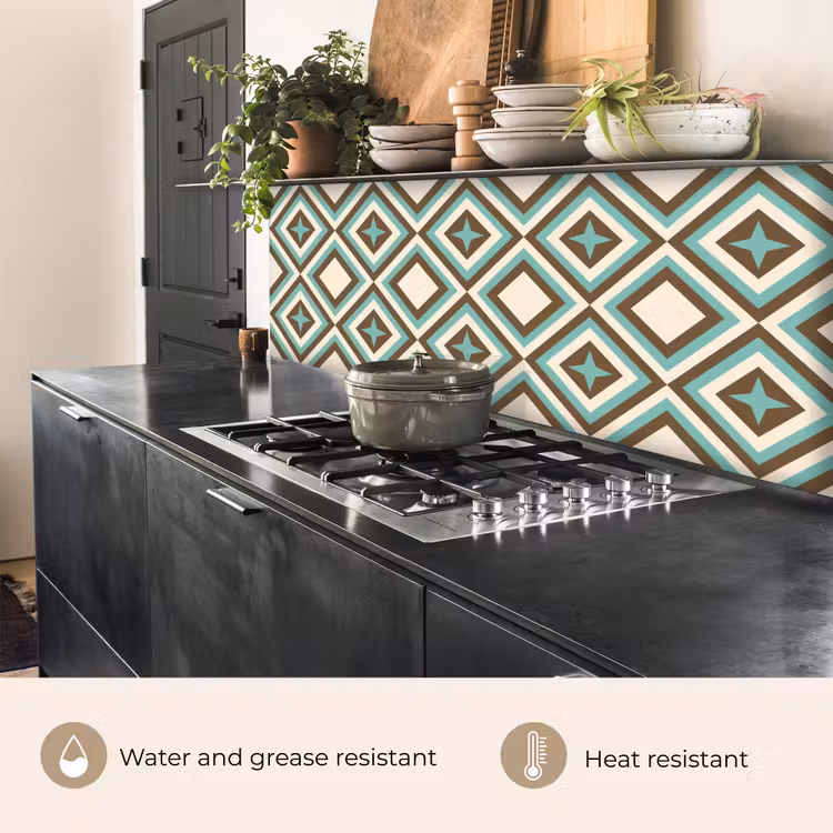 Kitchen splashback - 50s - Star - Design — 5