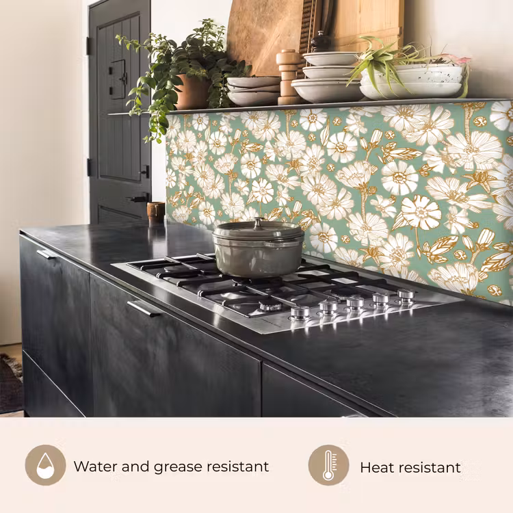 Kitchen splashback - Flower - Art nouveau - Design — 5