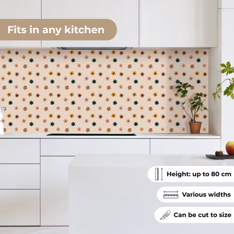 Kitchen splashback - Flowers - Patterns - Polka dots — 7