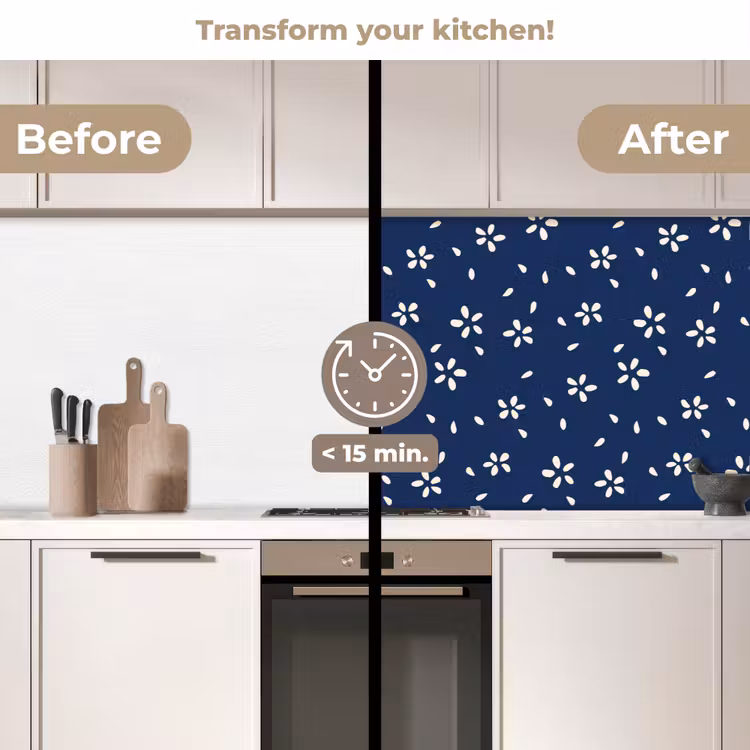 Kitchen splashback - Blossom - Pattern - Spring - Japan — 3