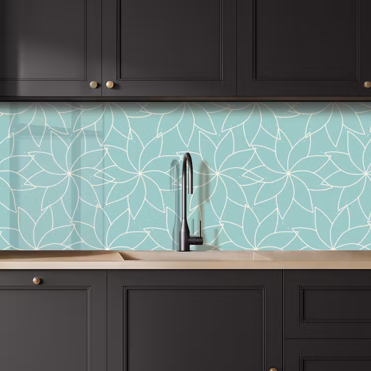 Kitchen splashback - Blue - Mandala - Design — 6
