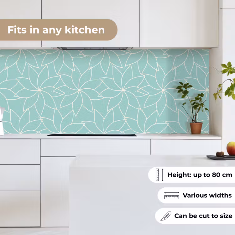 Kitchen splashback - Blue - Mandala - Design — 7