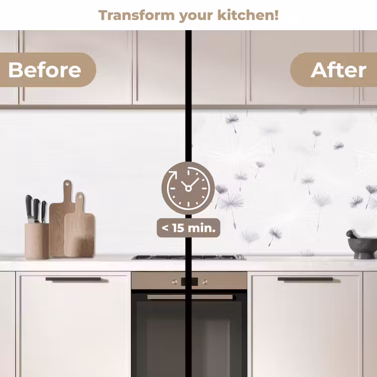 Kitchen splashback - Design - Dandelion - Flowers — 3