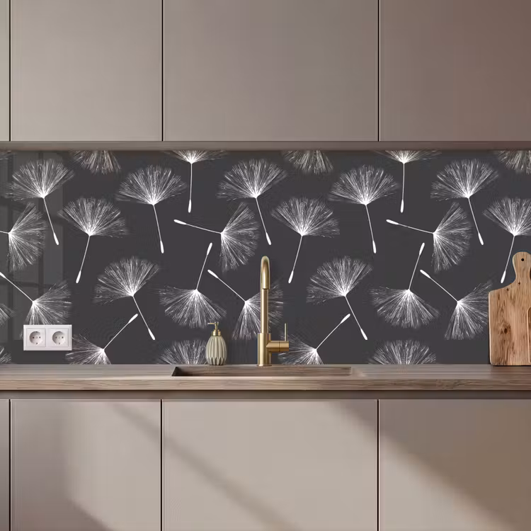 Kitchen splashback - Design - Dandelion - Plant — 1