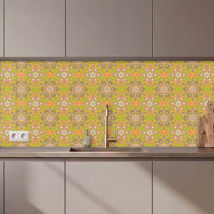 Kitchen splashback - Bohemian - Mandala - Patterns — 1