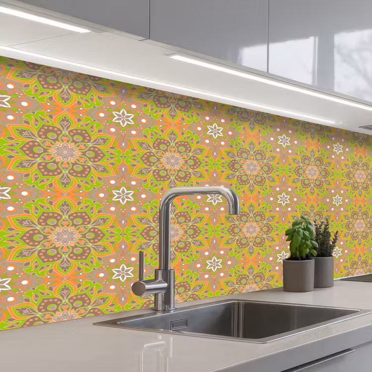 Kitchen splashback - Bohemian - Mandala - Patterns — 2