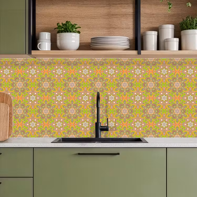 Kitchen splashback - Bohemian - Mandala - Patterns — 8