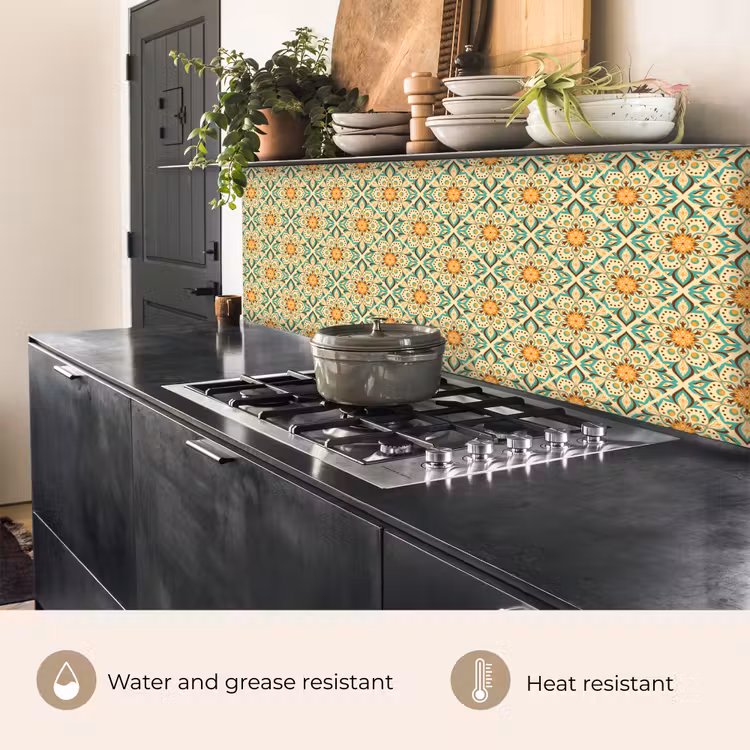 Kitchen splashback - Boho - Patterns - Mandala - Flowers — 5