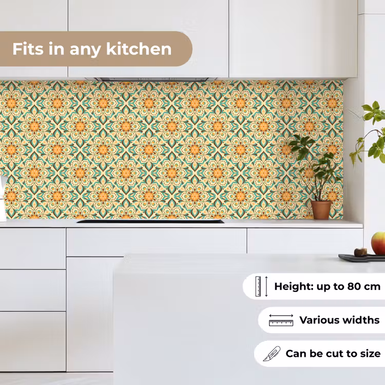 Kitchen splashback - Boho - Patterns - Mandala - Flowers — 7