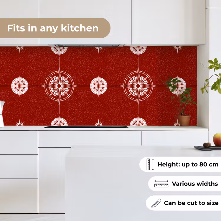 Kitchen splashback - Compass - Travel - Patterns — 7