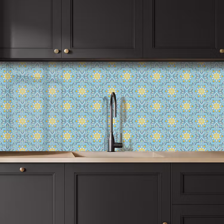 Kitchen splashback - Flowers - Boho - Patterns - Mandala - Vintage — 6