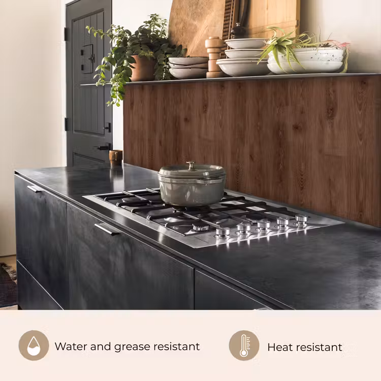 Kitchen splashback - Brown - Patterns - Wood — 5