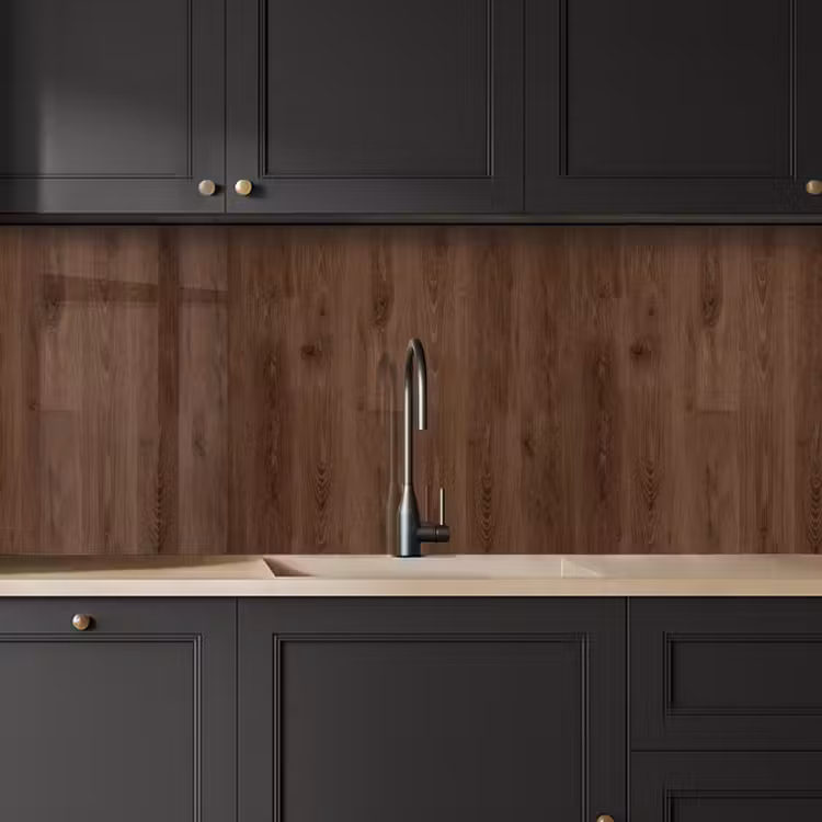 Kitchen splashback - Brown - Patterns - Wood — 6