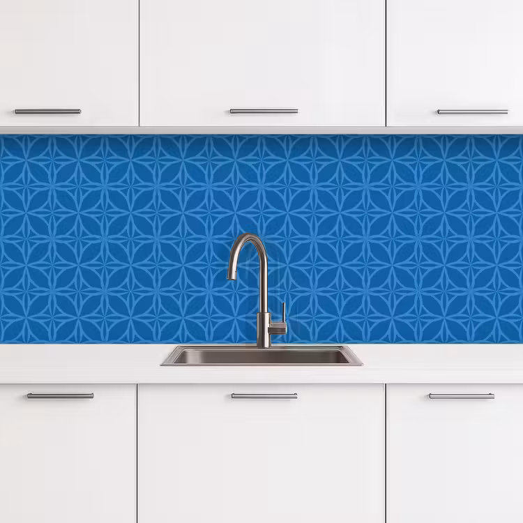 Kitchen splashback - Compass - Blue - Patterns — 4