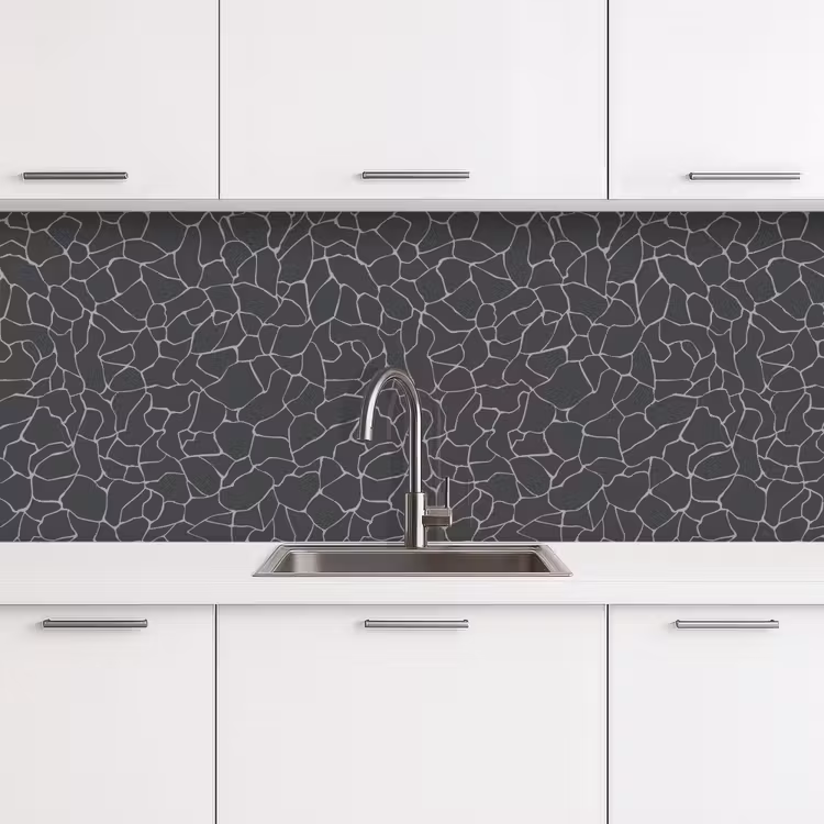 Kitchen splashback - Design - Geometry - Black — 4