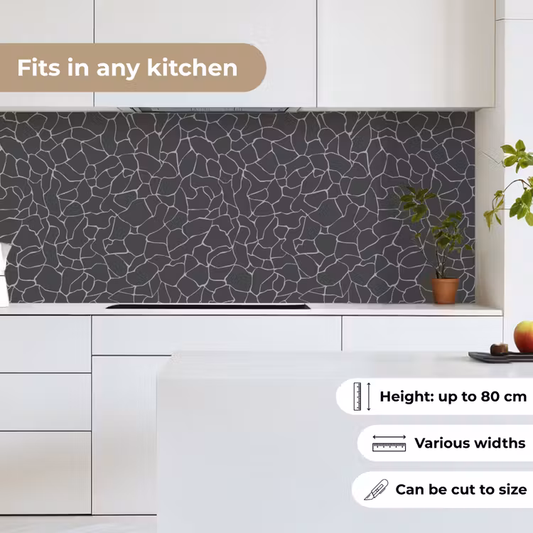 Kitchen splashback - Design - Geometry - Black — 7