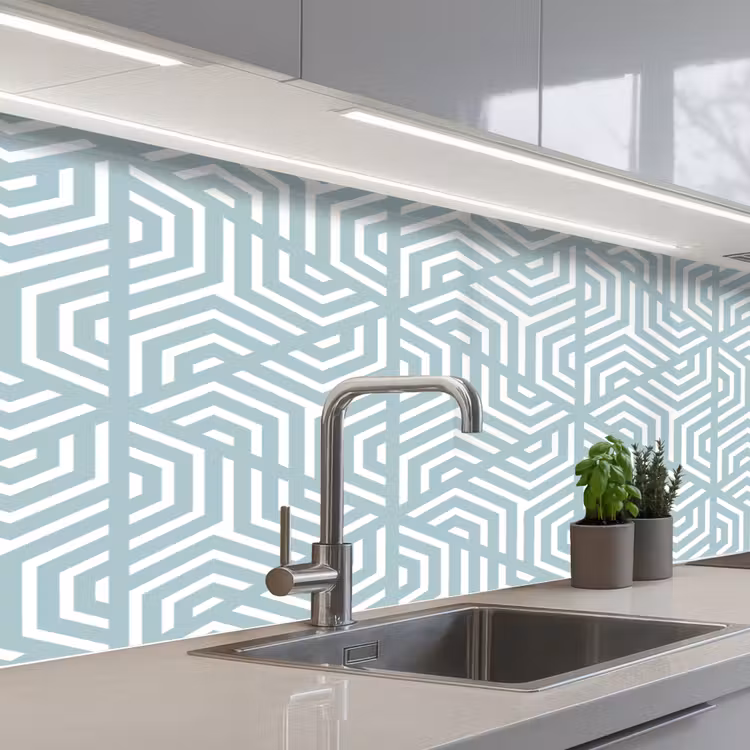 Kitchen splashback - Design - Geometry - Pattern - Triangle — 2