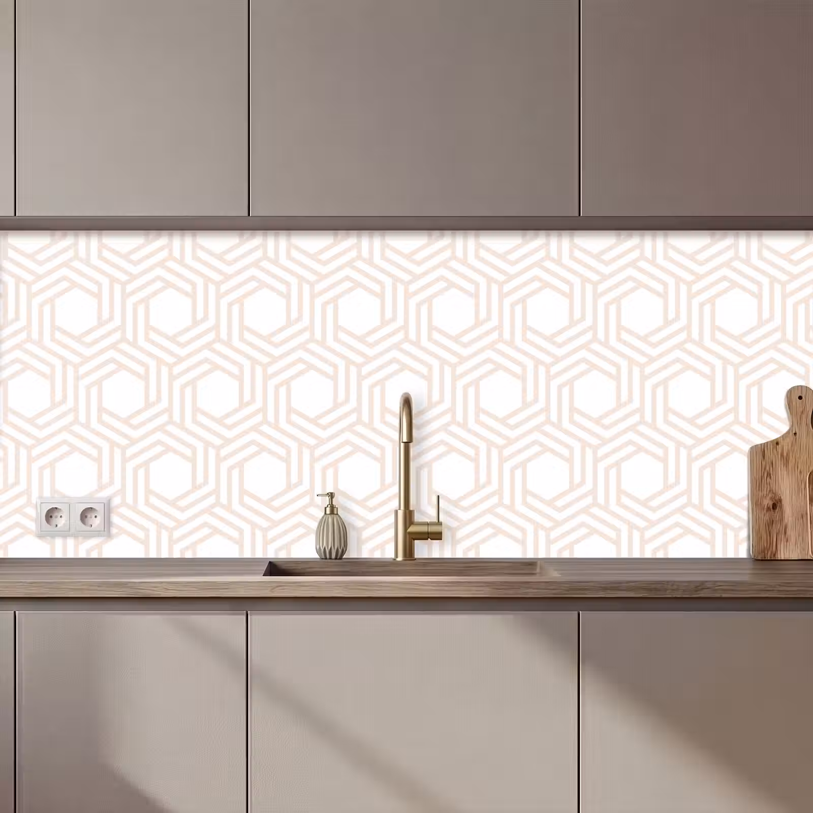 Kitchen splashback - Design - Geometry - Pattern — 1